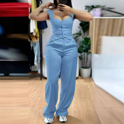 Damen Jumpsuit mit tailliertem Schnitt Stalluxe