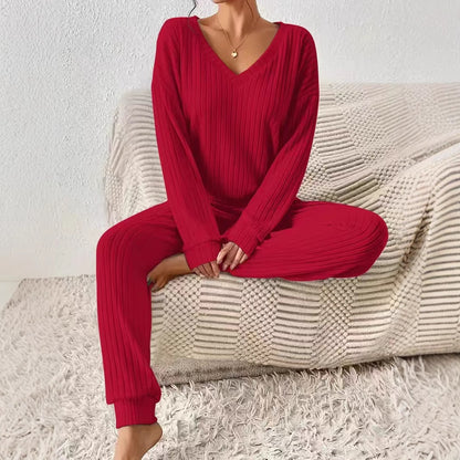 Damen Loungewear Set aus Rippstrick Stalluxe