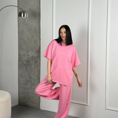 Damen Bequemes Lounge-Set aus hochwertigem, atmungsaktivem Material Stalluxe