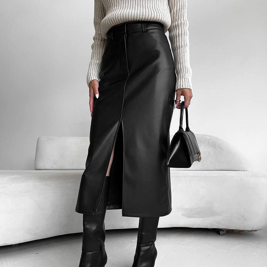 Damen Midi Rock Stalluxe