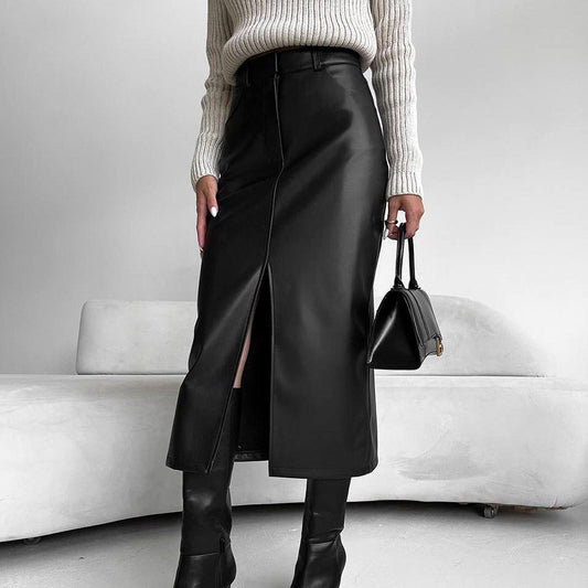 Damen Midi Rock Stalluxe