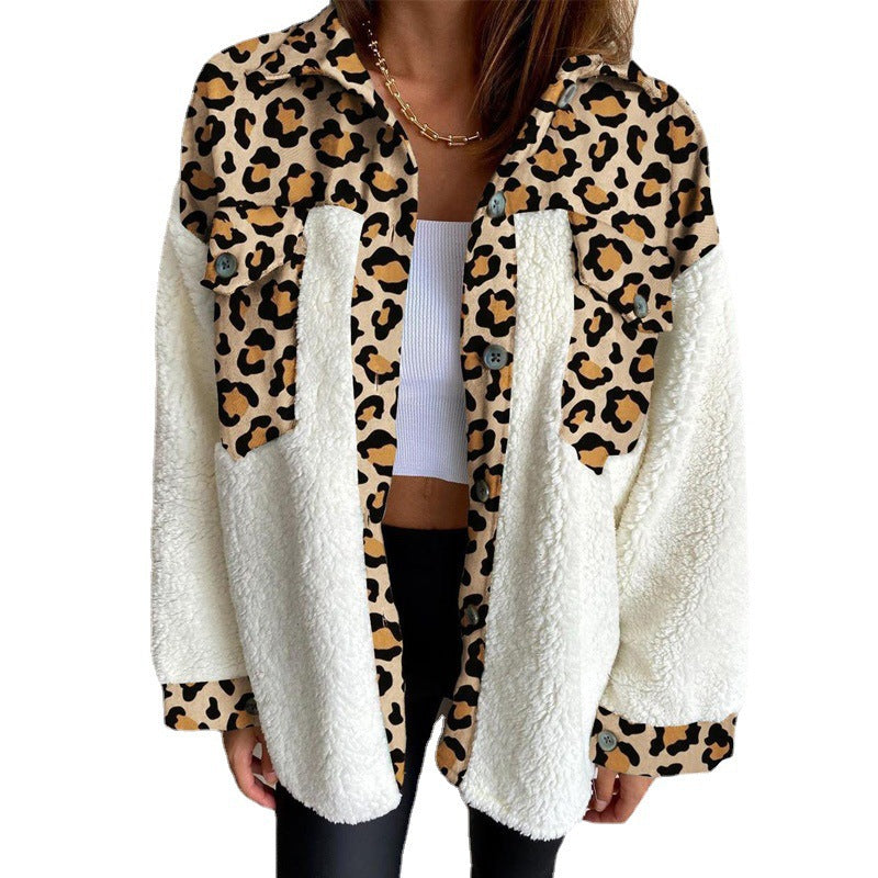 Damen Oversized Flanelljacke mit kuscheligem Innenfutter und praktischen Taschen Stalluxe