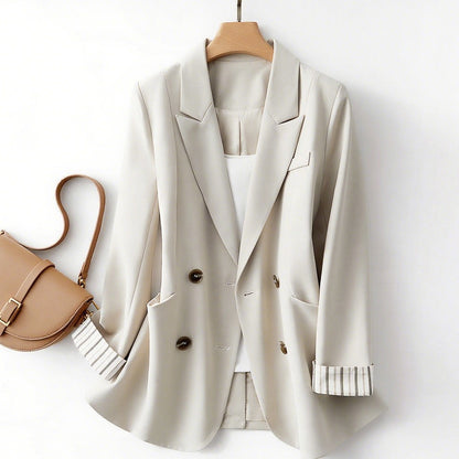 Damen Kreuzeleganter Blazer mit stilvollen Details Stalluxe