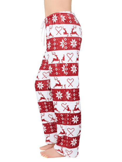 Women's Relaxed Fit Leopard Print Lounge Pants Stalluxe