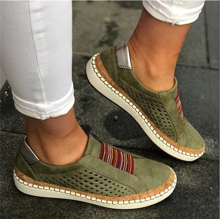 Damen Bequeme Slipper mit atmungsaktiver Obermaterialien Stalluxe