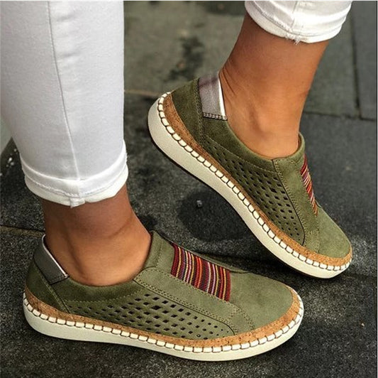 Damen Bequeme Slipper mit atmungsaktiver Obermaterialien Stalluxe