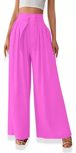 Damen Weite Hose mit hohen Bundfalten Stalluxe