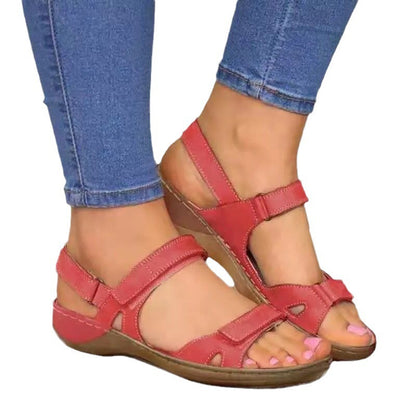 Damen Bequeme Riemensandaletten mit ergonomischer Sohle Stalluxe