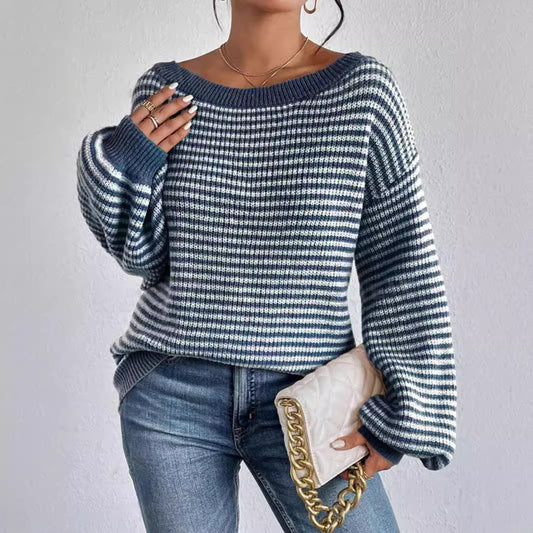 Damen Oversized Strickpullover Stalluxe