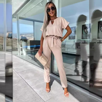 Damen Jumpsuit mit elegantem Schnitt Stalluxe