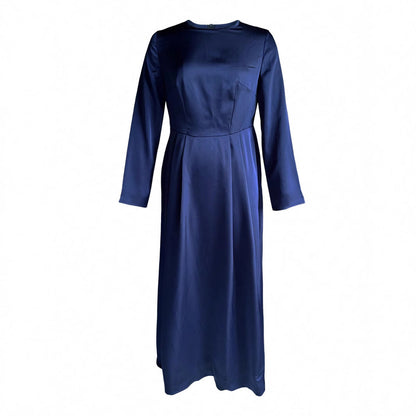 Damen Elegantes Maxikleid mit langem Arm und fließendem Schnitt Stalluxe