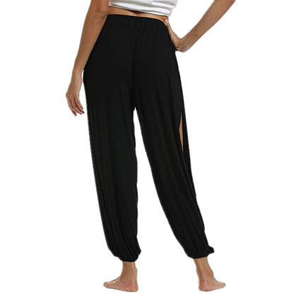 Damen luftige Freizehhose mit seitlichen Schlitzen Stalluxe