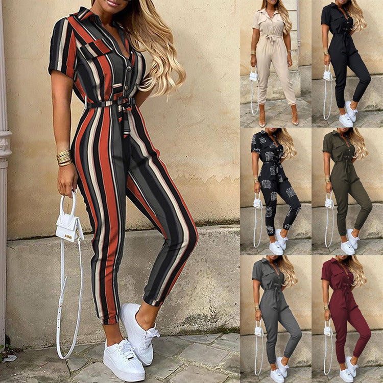Damen Modischer Jumpsuit mit praktischen Taschen und tailliertem Schnitt Stalluxe