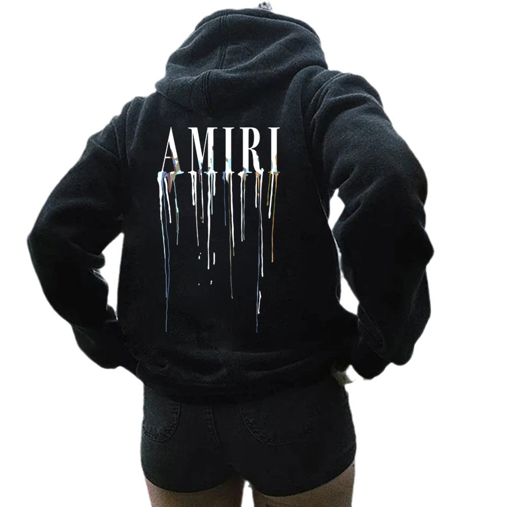 Damen Kapuzenpullover mit künstlerischem Druck Stalluxe