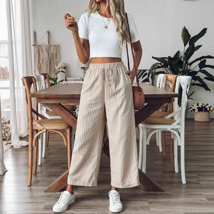 Damen weite Strickhose Stalluxe