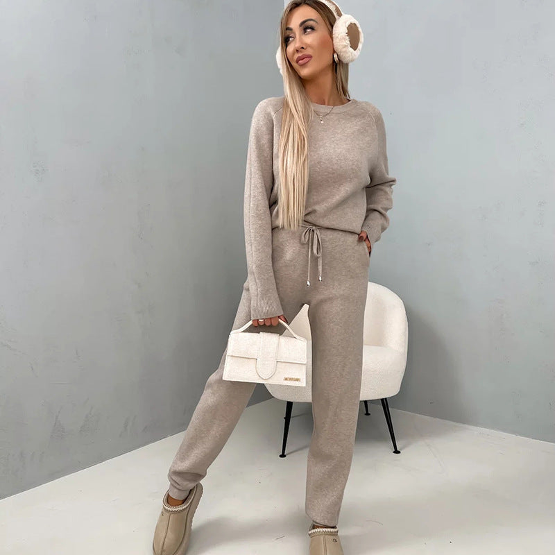 Damen Relaxed-Fit Fleeceanzug mit Kordelzug und praktischen Taschen Stalluxe