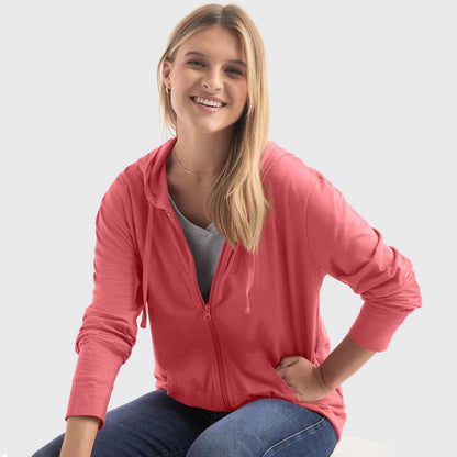 Damen Kapuzenjacke aus atmungsaktivem Material Stalluxe