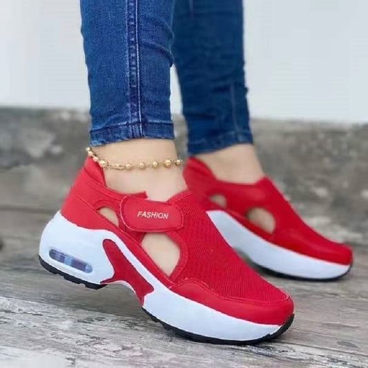 Damen Sportliche Sneaker mit atmungsaktivem Mesh-Obermaterial und innovativer Dämpfung Stalluxe