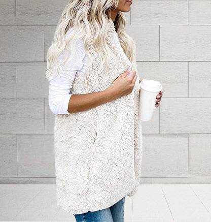 Damen Fleece Weste mit offenem Design und praktischen Taschen Stalluxe
