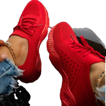 Damen Sportliche Sneaker mit atmungsaktiver Mesh-Oberfläche und innovativem Dämpfungssystem Stalluxe
