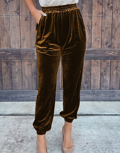 Damen samtig weiche Freizeithose Stalluxe