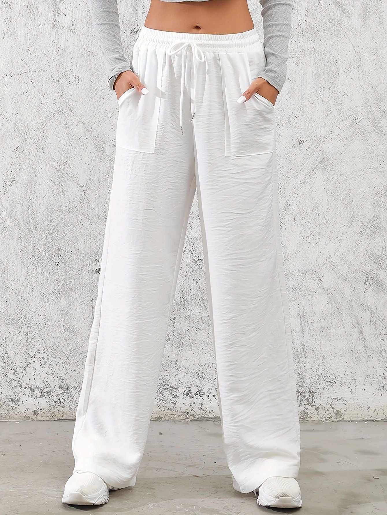 Damen Weitgeschnittene Freizeithose Stalluxe