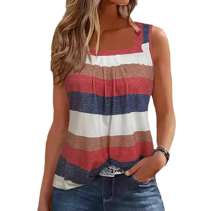 Damen lässiges Top mit tierischem Muster und kontrastierenden Farben Stalluxe