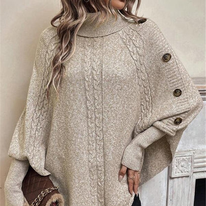 Damen Strickpullover mit eleganten Knopfdetails und lässigem Schnitt Stalluxe