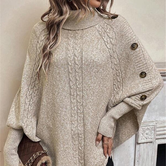 Damen Strickpullover mit eleganten Knopfdetails und lässigem Schnitt Stalluxe