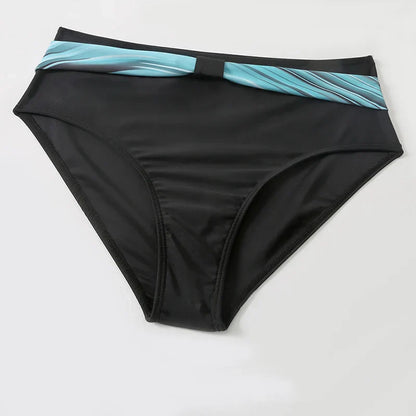 Stalluxe | Hoch tailliertes Push-Up-Halter-Bikini-Set für Damen