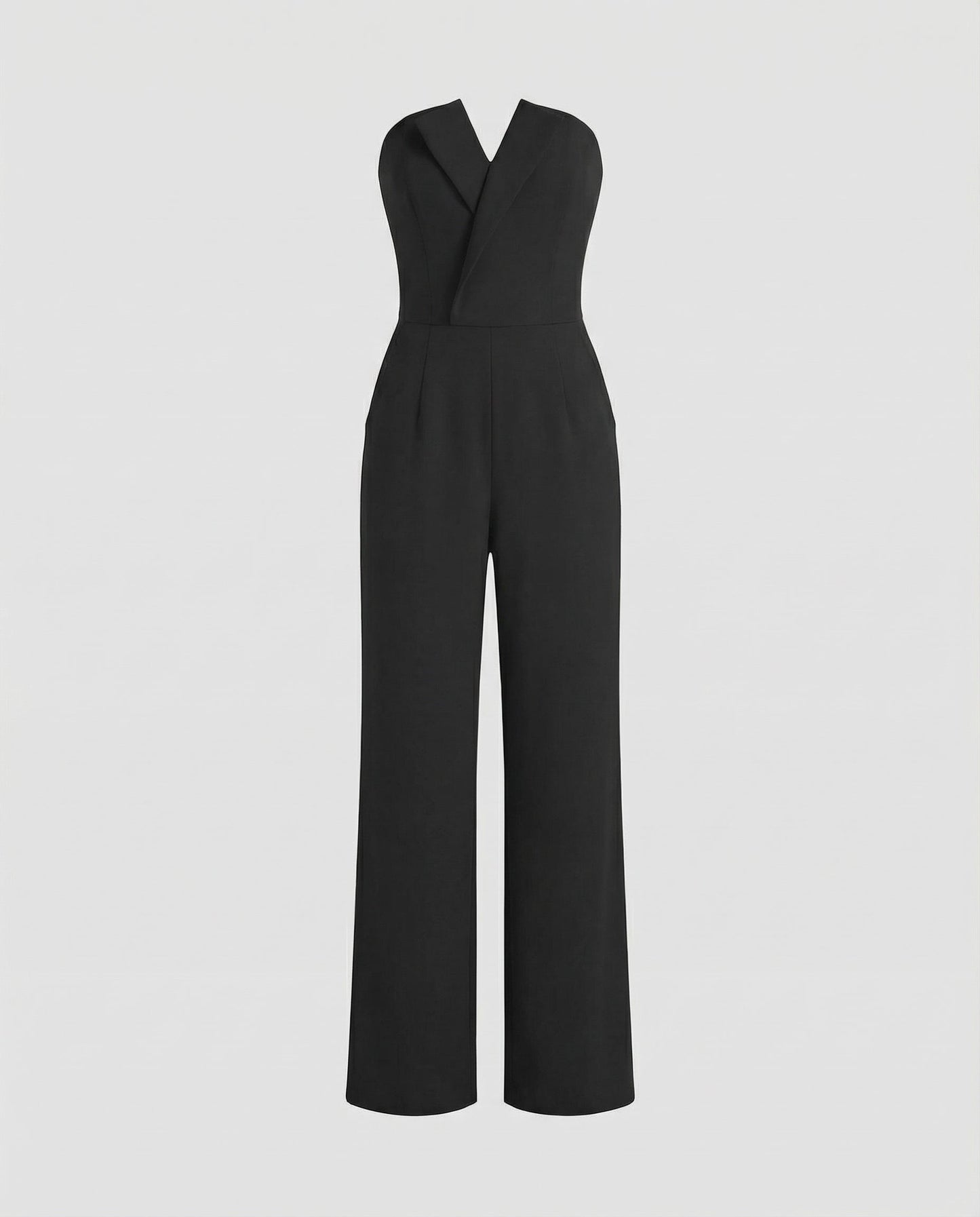 Stalluxe | Ärmelloser V-Ausschnitt Overall