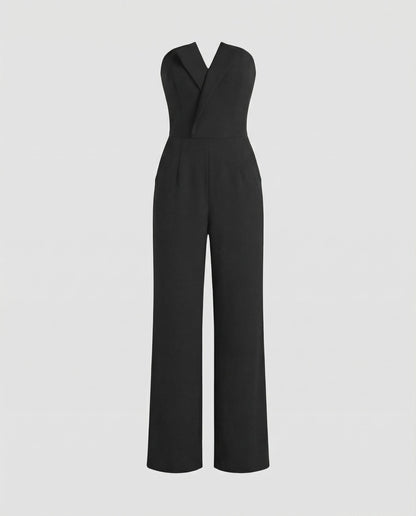 Stalluxe | Ärmelloser V-Ausschnitt Overall