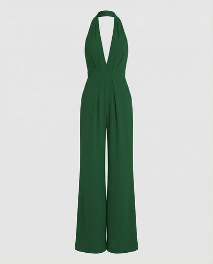 Stalluxe | Eleganter Damen Lang-Jumpsuit Grün