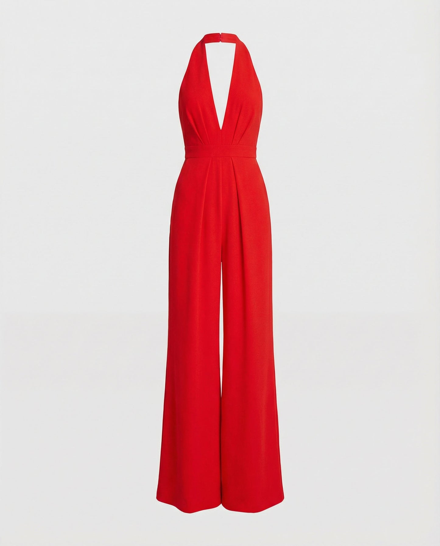 Stalluxe | Eleganter Damen Lang-Jumpsuit Rot