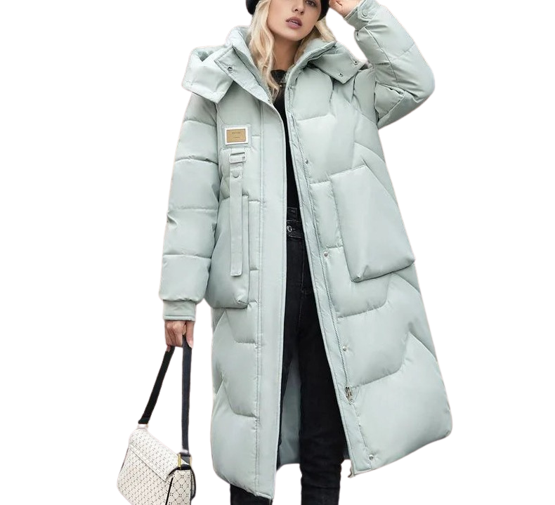 Stalluxe | Diana- Luxuriöse Damenwinterjacke Mintgrün