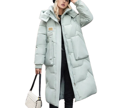 Stalluxe | Diana- Luxuriöse Damenwinterjacke Mintgrün