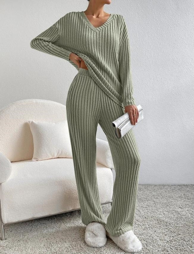 Stalluxe | Gestrickte Hose und Pullover für Damen Grüne