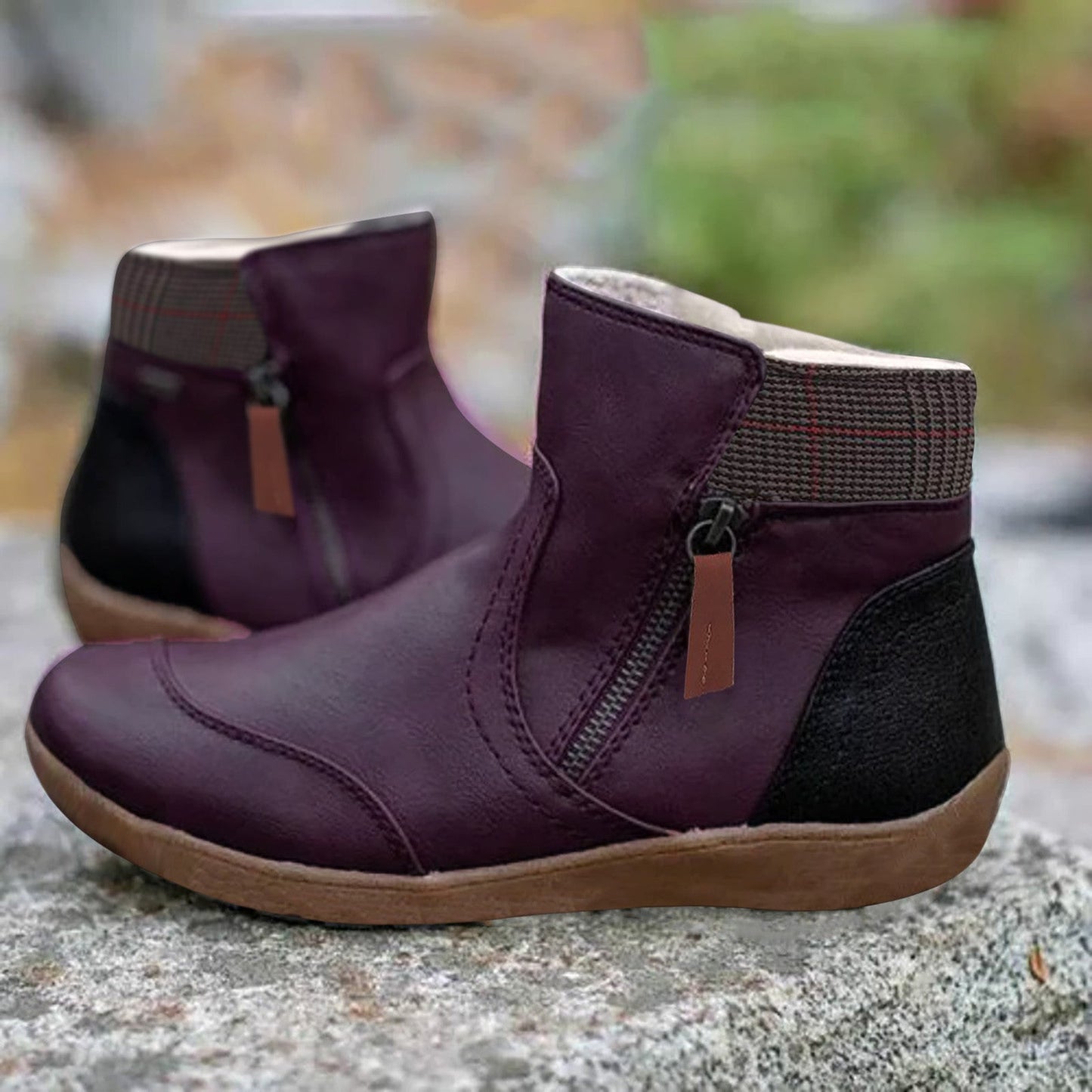 Stalluxe | Wasserdichte orthopädische Stiefel Violett