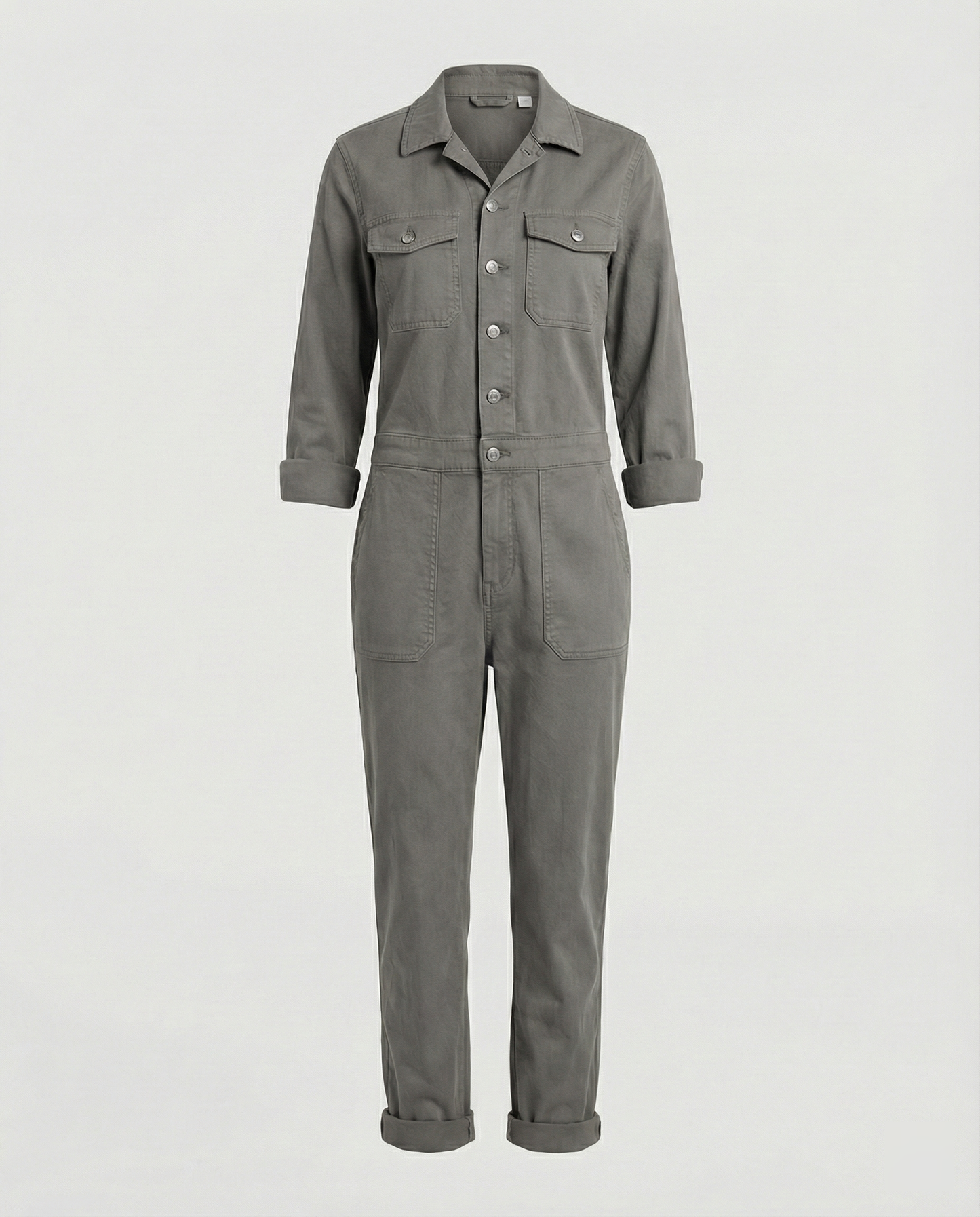 Stalluxe | Lässiger Utility Jumpsuit Damen Grau